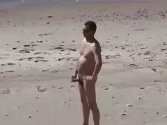 المتلصص أفلام زوجين على الشاطئ