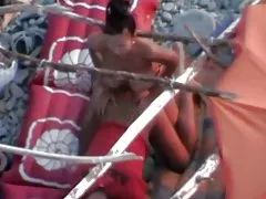 المتلصص على beach.wife العامة اللعنة بعل مع strapon