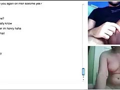 مغامرات omegle 4-هايربروش في كس والثدي الراسخ