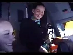 نفش مضيفة جوية حقيقية