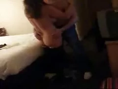 زوجة عاهرة سخيف عشيقها أمام بعل