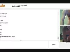 إظهار الجسم الساخن الهواة رقيقة على omegle والاستمناء part1